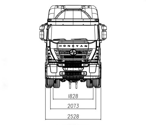 ТЯГАЧ SAIC HONGYAN 6×4 LNG