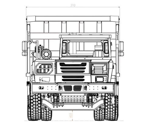 САМОСВАЛ КАРЬЕРНЫЙ WEICHAI WT110 LNG