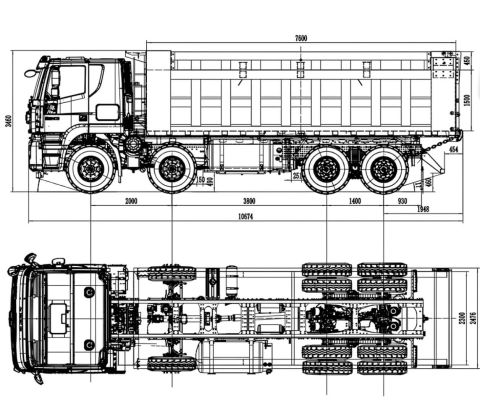 САМОСВАЛ HONGYAN LNG 8x4