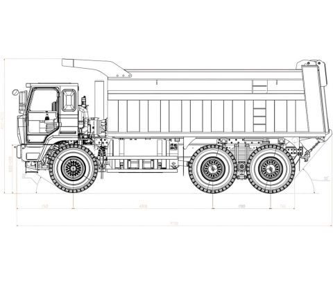 САМОСВАЛ КАРЬЕРНЫЙ WEICHAI WT110 LNG